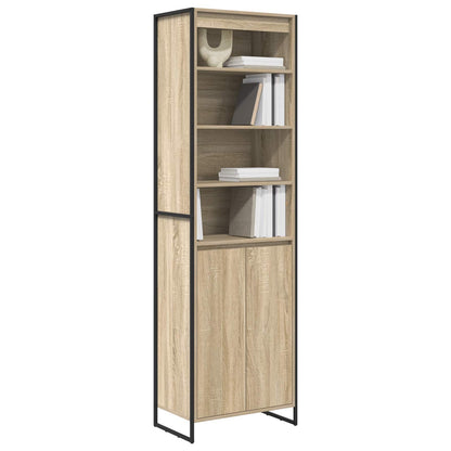 vidaXL Hohe Schränke 2 pcs Sonoma 60 x 36 x 200 cm Holzwerkstoff