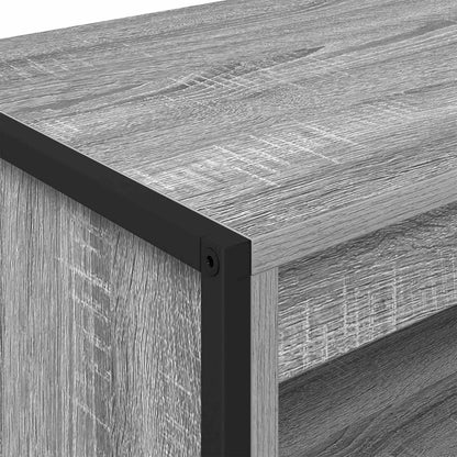 vidaXL Hohe Schränke 2 pcs Graues Sonoma 60 x 36 x 200 cm