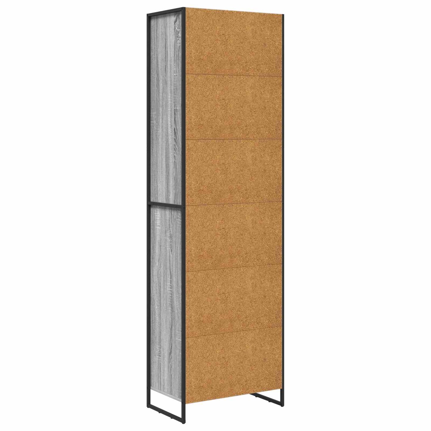 vidaXL Hohe Schränke 2 pcs Graues Sonoma 60 x 36 x 200 cm