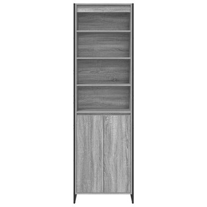 vidaXL Hohe Schränke 2 pcs Graues Sonoma 60 x 36 x 200 cm