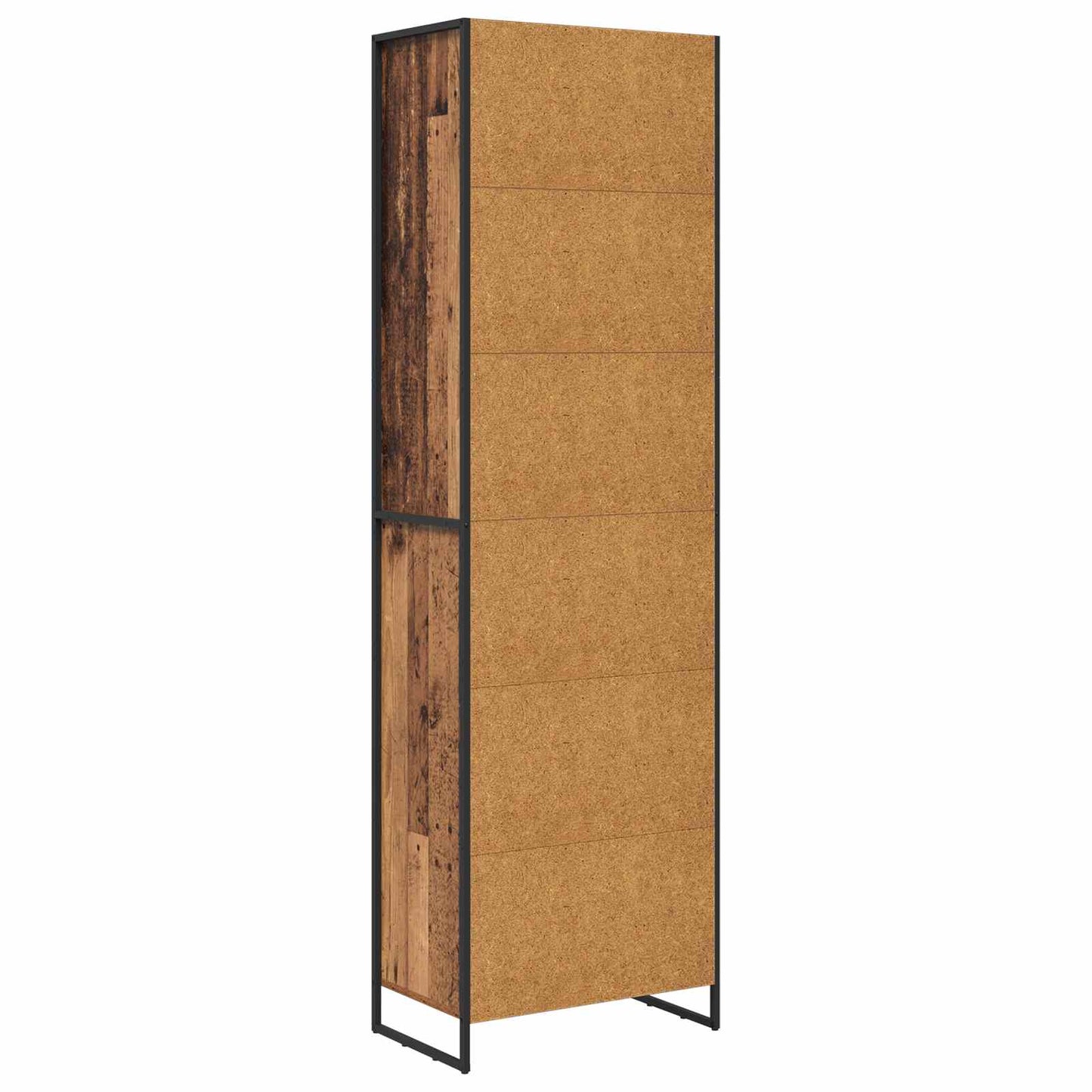vidaXL Hohe Schränke 2 pcs Altholz 60 x 36 x 200 cm Holzwerkstoff