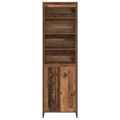 vidaXL Hohe Schränke 2 pcs Altholz 60 x 36 x 200 cm Holzwerkstoff
