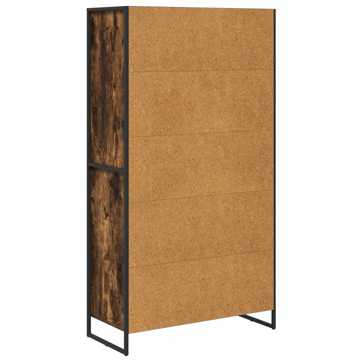 vidaXL Sideboard 2 pcs Raucharbe 81 x 36 x 150.5 cm Holzwerkstoff