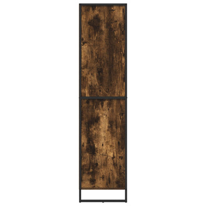 vidaXL Sideboard 2 pcs Raucharbe 81 x 36 x 150.5 cm Holzwerkstoff