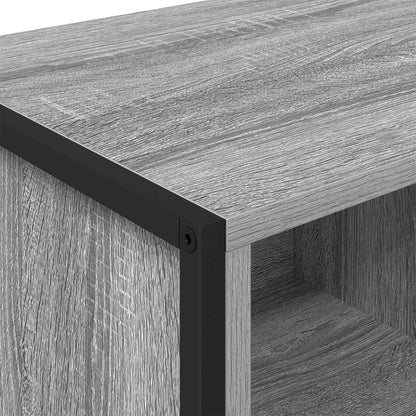 vidaXL Sideboard 2 pcs Graues Sonoma 81 x 36 x 150.5 cm Holzwerkstoff
