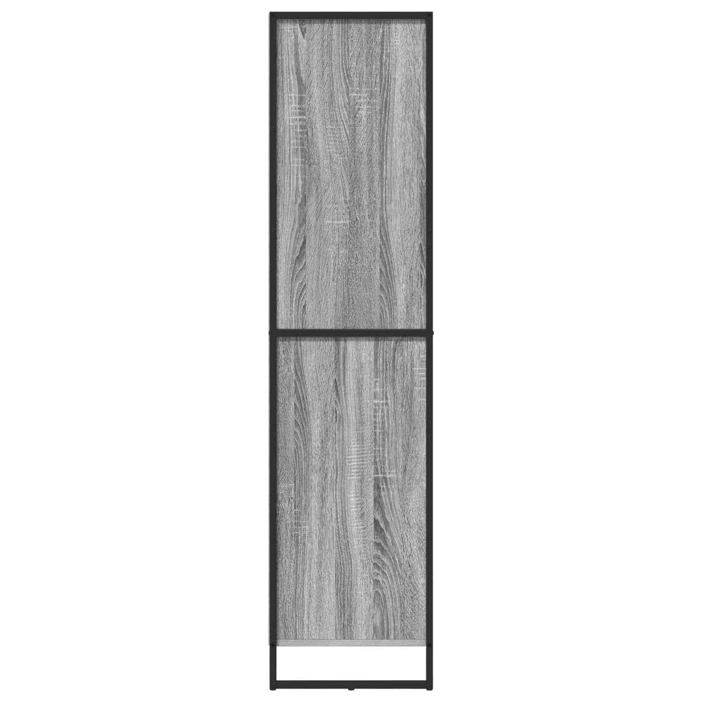 vidaXL Sideboard 2 pcs Graues Sonoma 81 x 36 x 150.5 cm Holzwerkstoff