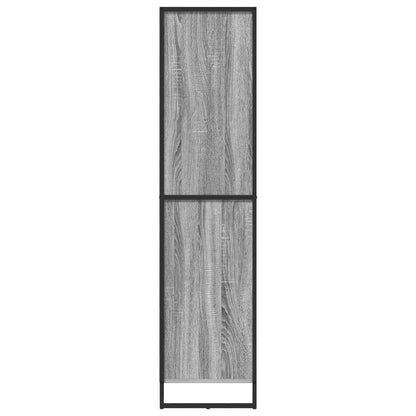 vidaXL Sideboard 2 pcs Graues Sonoma 81 x 36 x 150.5 cm Holzwerkstoff