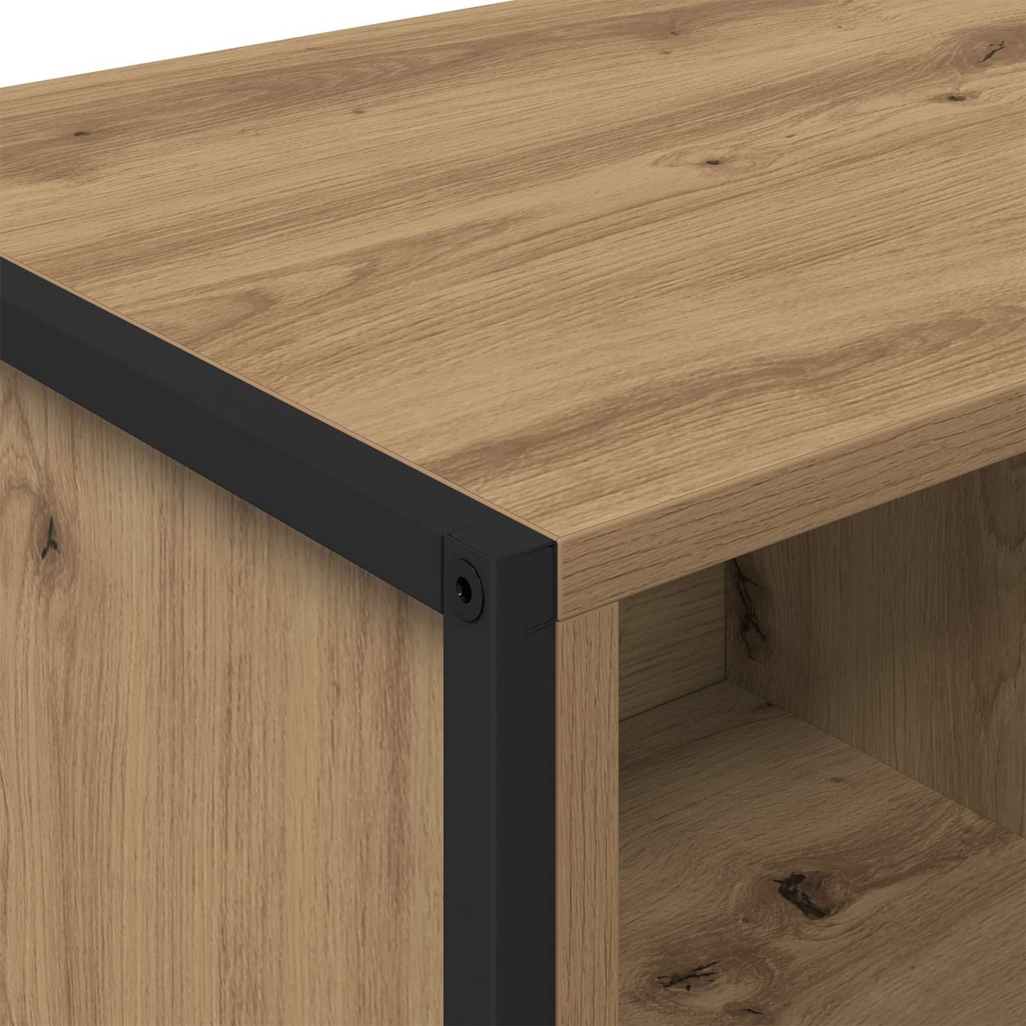 vidaXL Sideboard 2 pcs Kunsthandwerk Eiche 81 x 36 x 150.5 cm