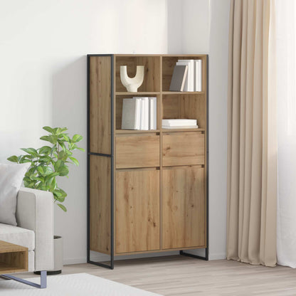 vidaXL Sideboard 2 pcs Kunsthandwerk Eiche 81 x 36 x 150.5 cm