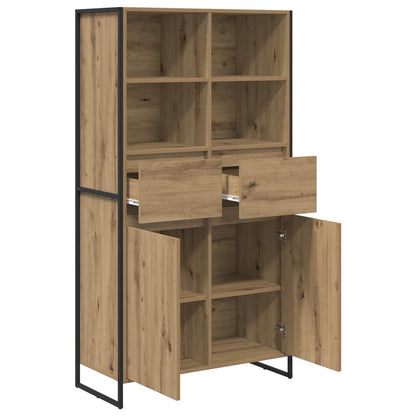 vidaXL Sideboard 2 pcs Kunsthandwerk Eiche 81 x 36 x 150.5 cm