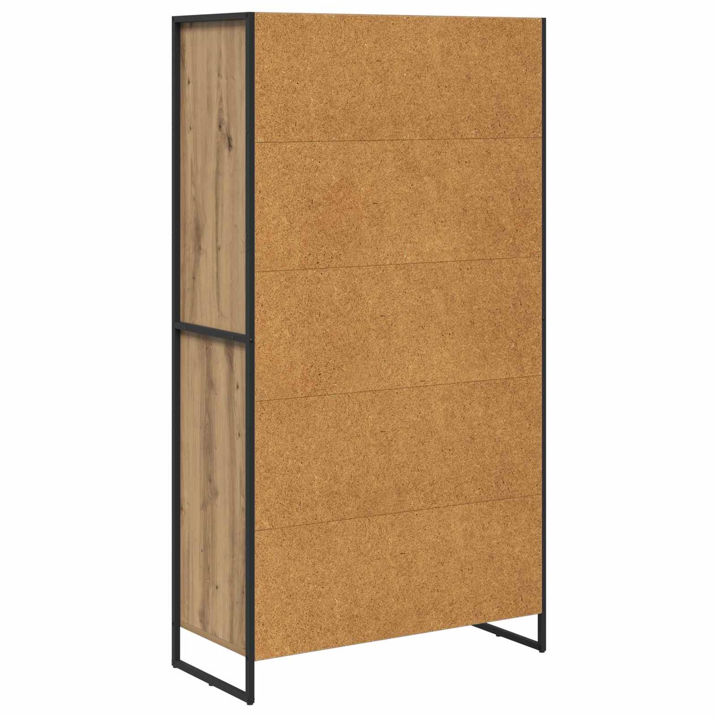 vidaXL Sideboard 2 pcs Kunsthandwerk Eiche 81 x 36 x 150.5 cm