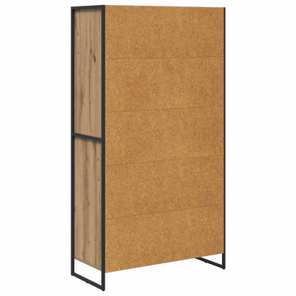vidaXL Sideboard 2 pcs Kunsthandwerk Eiche 81 x 36 x 150.5 cm