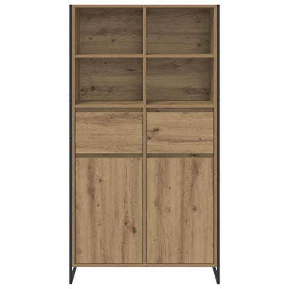 vidaXL Sideboard 2 pcs Kunsthandwerk Eiche 81 x 36 x 150.5 cm
