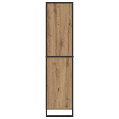 vidaXL Sideboard 2 pcs Kunsthandwerk Eiche 81 x 36 x 150.5 cm