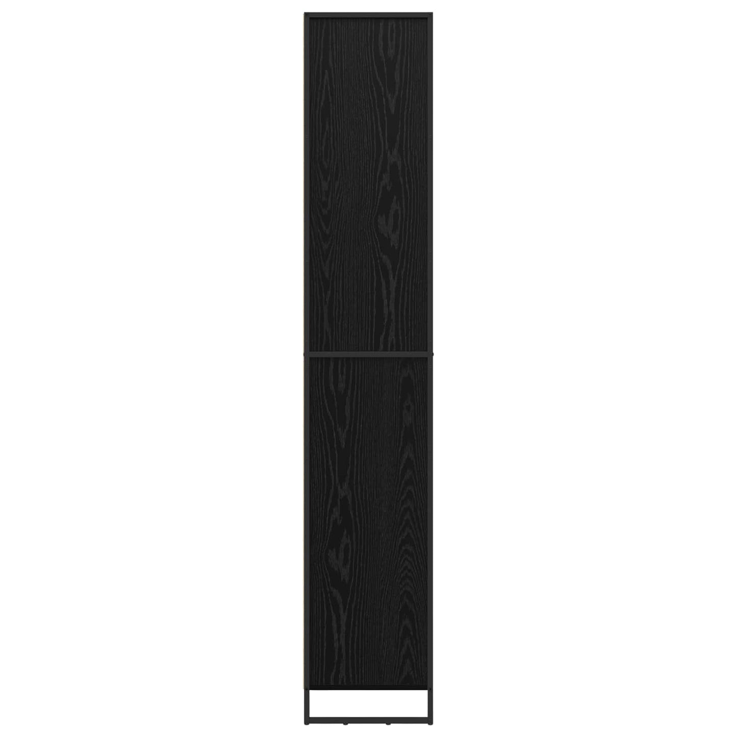 vidaXL Hohe Schränke 2 pcs Schwarz Eichen-Optik 79 x 36 x 200 cm