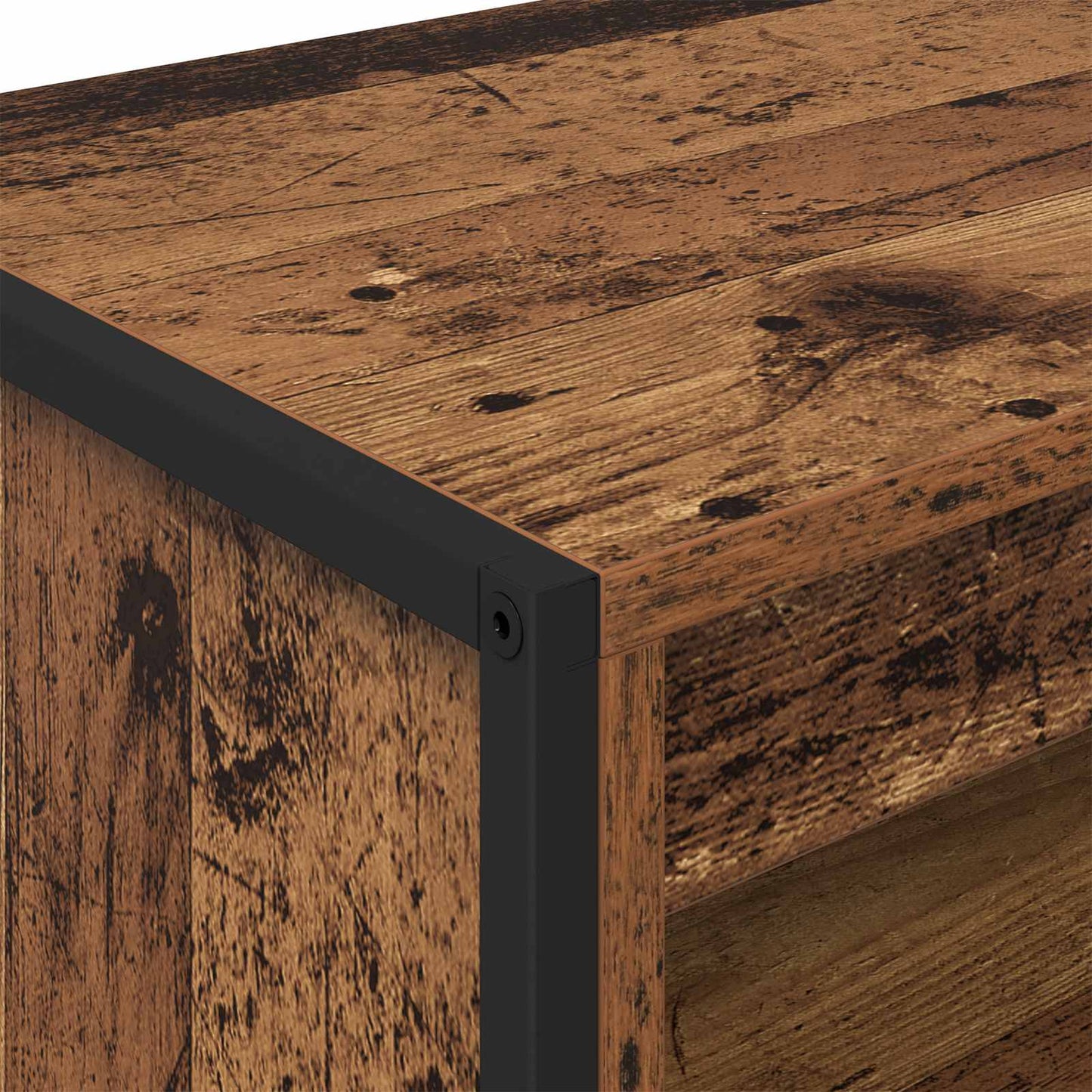 Hohe Schränke 2 pcs Altholz 79 x 36 x 200 cm Holzwerkstoff