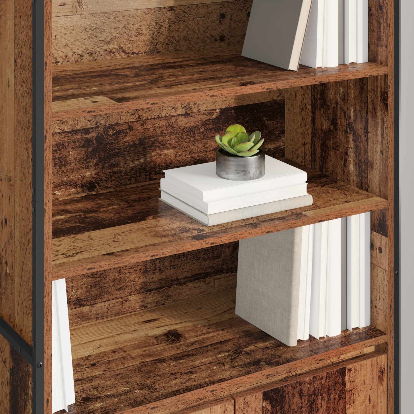 Hohe Schränke 2 pcs Altholz 79 x 36 x 200 cm Holzwerkstoff