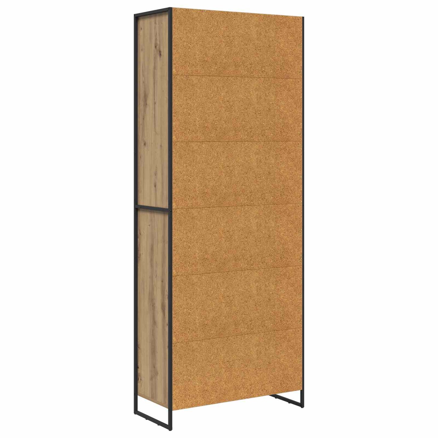 vidaXL Hohe Schränke 2 pcs Kunsthandwerk Eiche 79 x 36 x 200 cm
