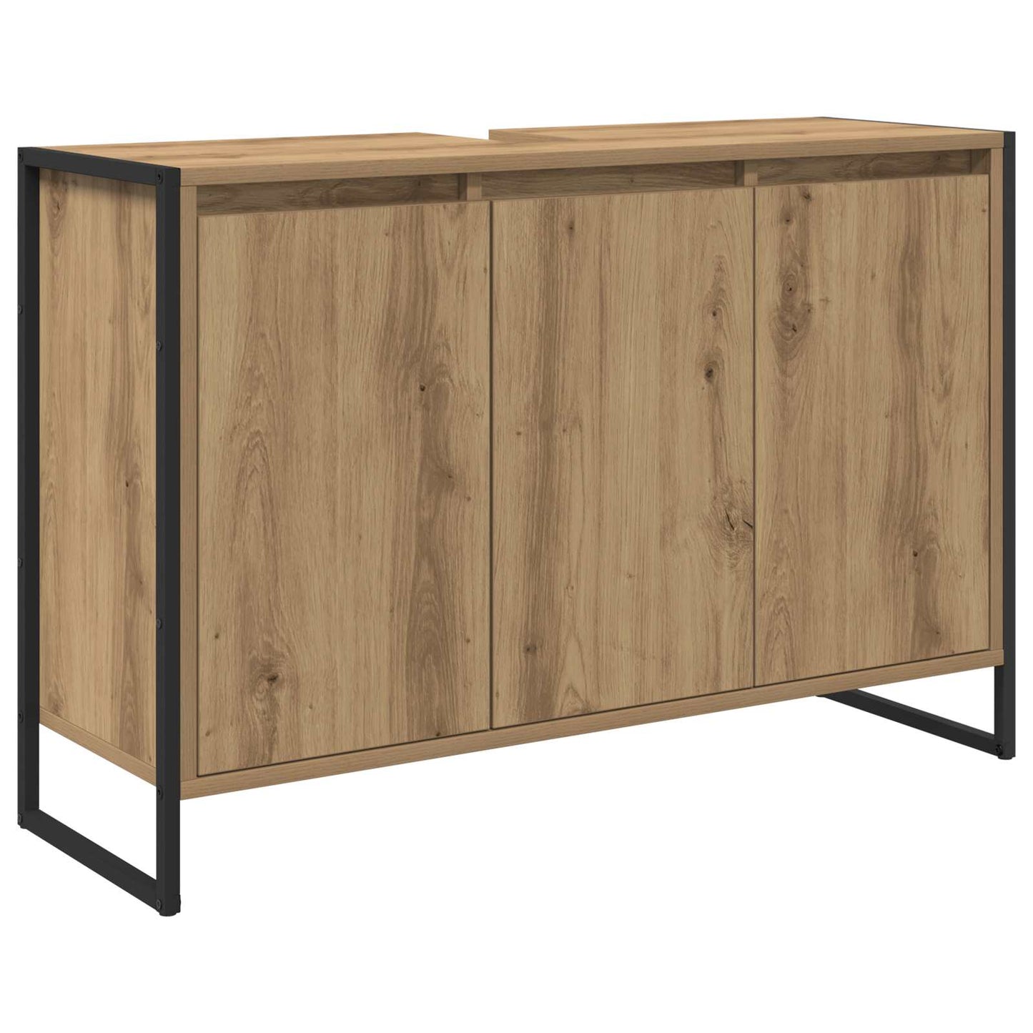 vidaXL Badezimmermöbel-Set mit Schubladen Artisan-Eiche Holzwerkstoff