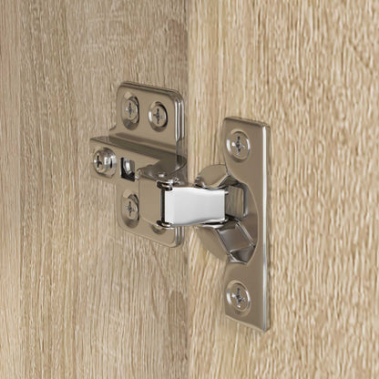 vidaXL Badezimmermöbel-Set mit Schubladen Sonoma-Eiche Holzwerkstoff