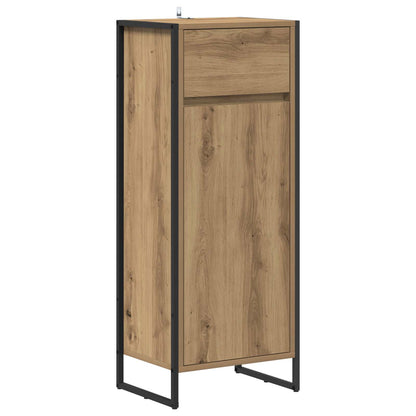 vidaXL Badezimmermöbel-Set mit Schubladen Artisan-Eiche Holzwerkstoff
