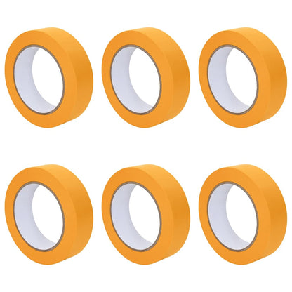 Malerklebebänder 6 pcs Gelb 25mm x 50m Papier