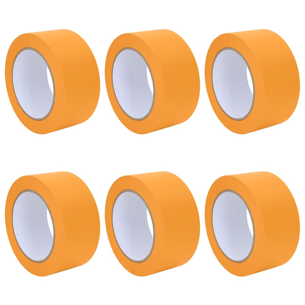 Malerklebebänder 6 pcs Gelb 50mm x 50m Papier