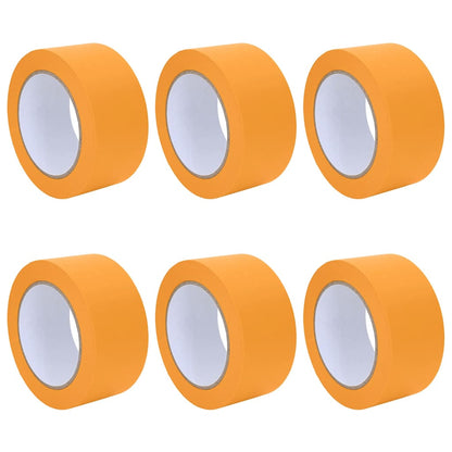 Malerklebebänder 6 pcs Gelb 50mm x 50m Papier