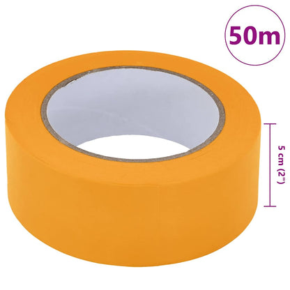 Malerklebebänder 6 pcs Gelb 50mm x 50m Papier