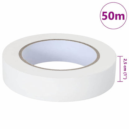 Malerklebebänder 12 pcs Weiß 25mm x 50m Papier