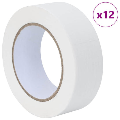 Malerklebebänder 12 pcs Weiß 38mm x 50m Papier