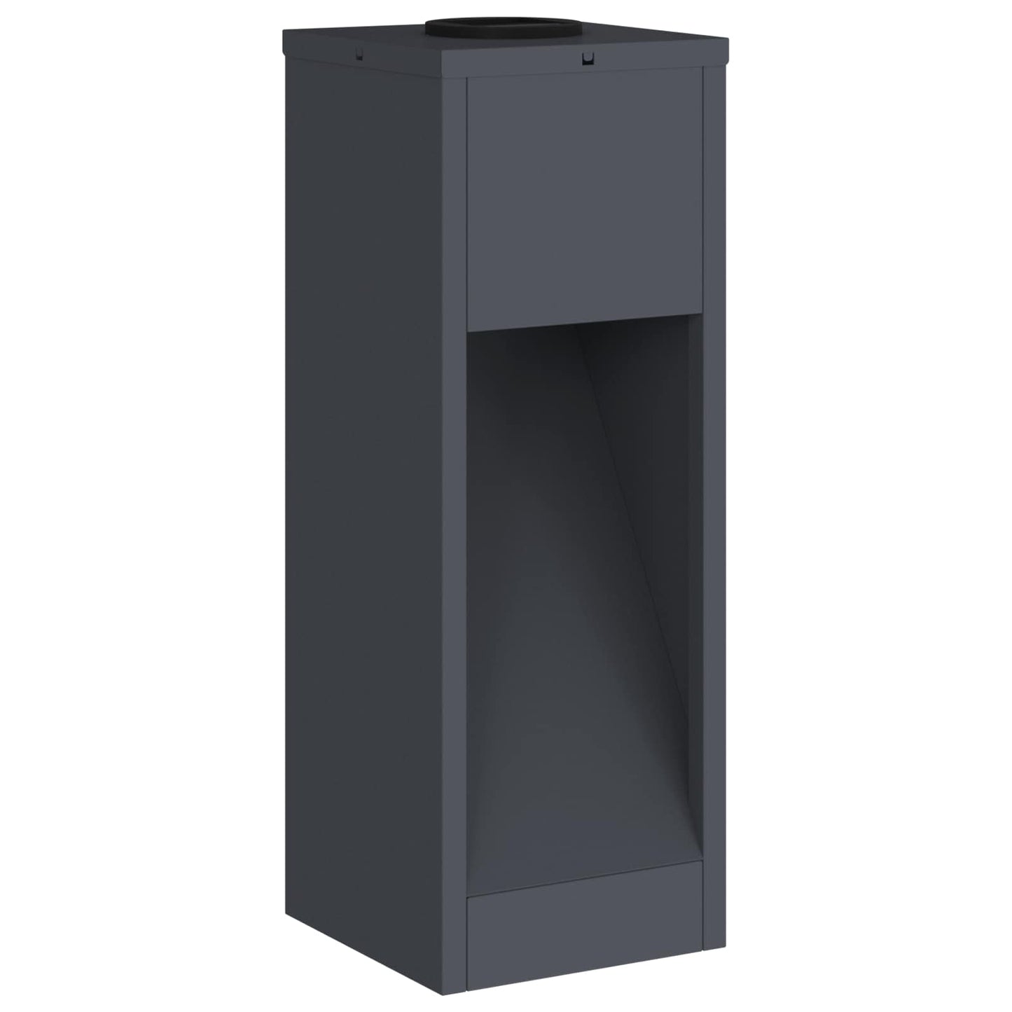 Solar LED Wegeleuchte 2 pcs Anthrazit Kalt gewalzter Stahl