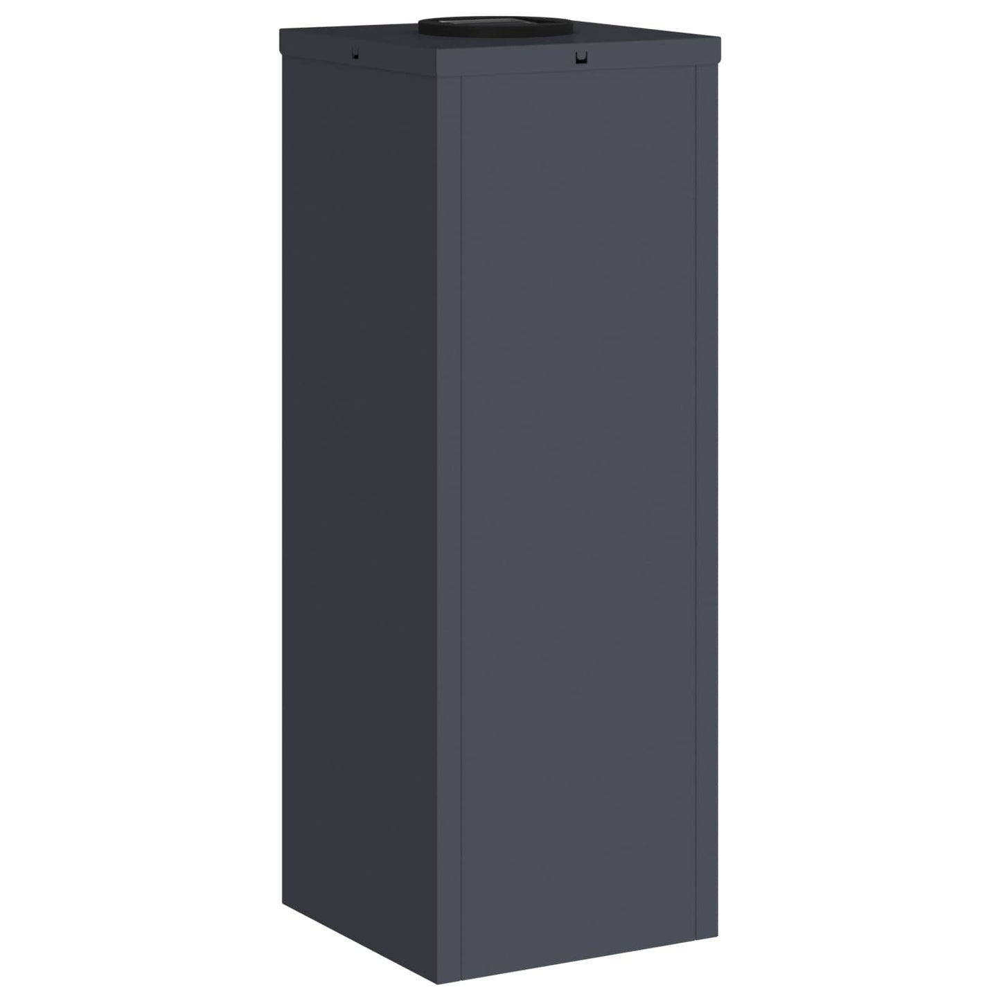 Solar LED Wegeleuchte 2 pcs Anthrazit Kalt gewalzter Stahl