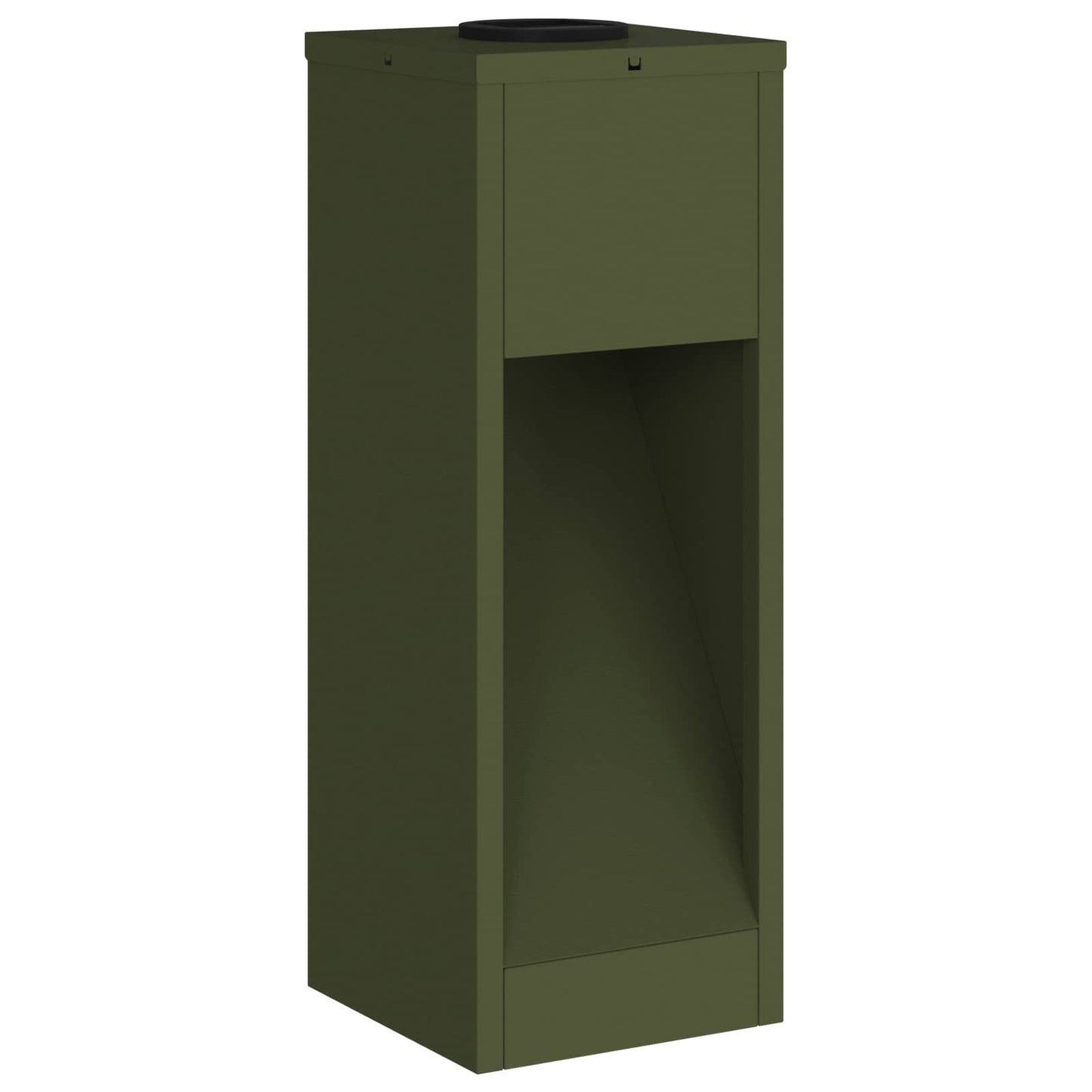 Solar LED Wegeleuchte 2 pcs Olive Grün Kalt gewalzter Stahl