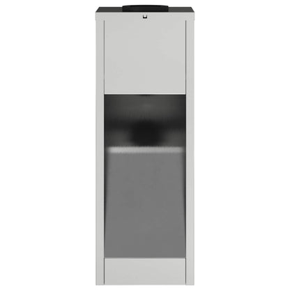 Solar LED Wegeleuchte 2 pcs Silber Galvanisiert