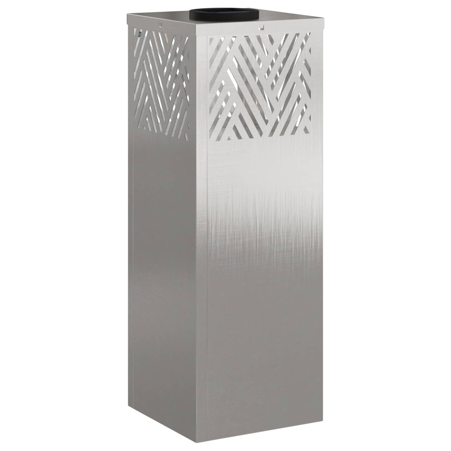 Solar LED Weg Licht 2 pcs Silber Edelstahl