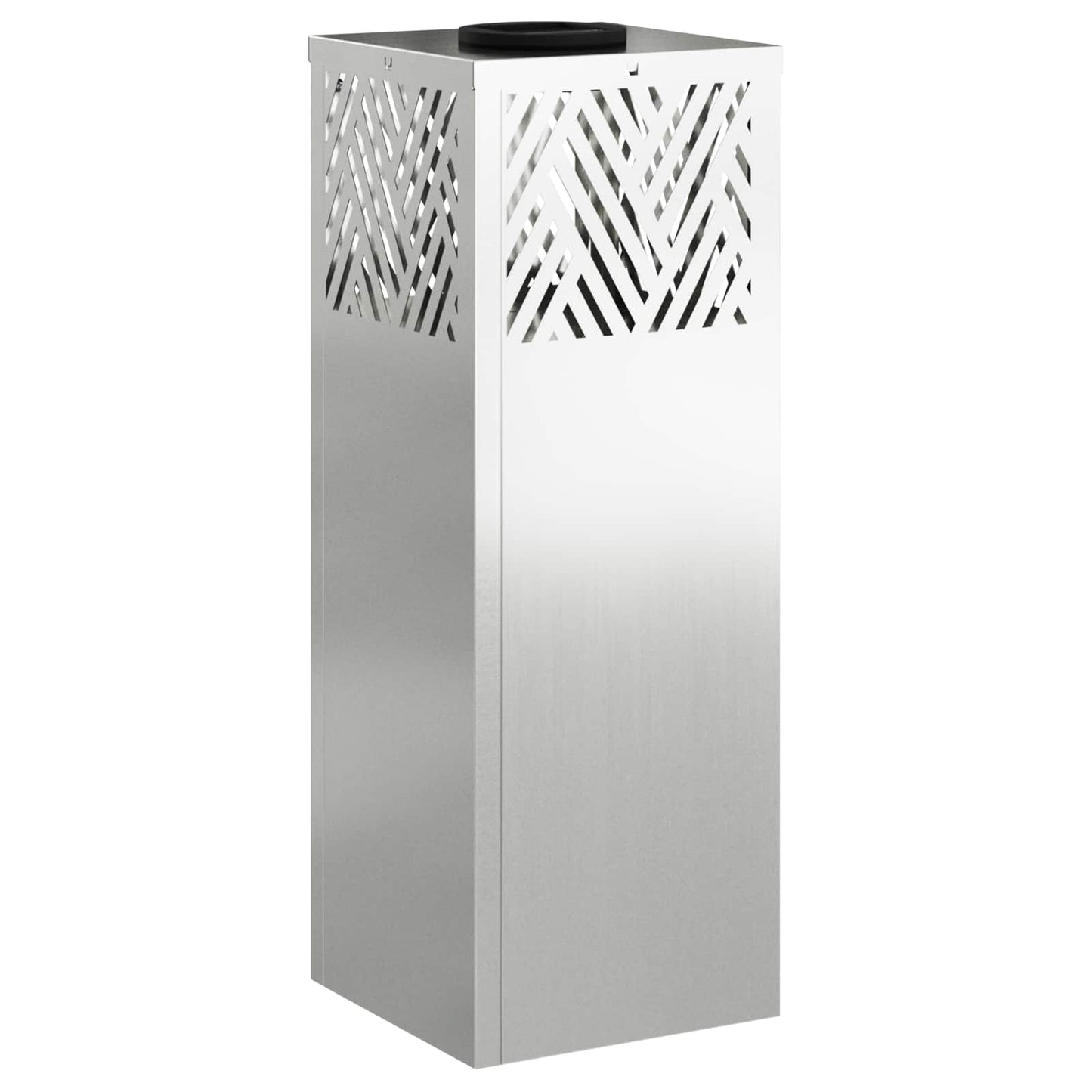 Solar LED Weg Licht 2 pcs Silber Galvanisiert