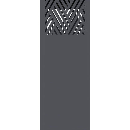 Solar LED Weg Licht 2 pcs Anthrazit Kalt gewalzter Stahl