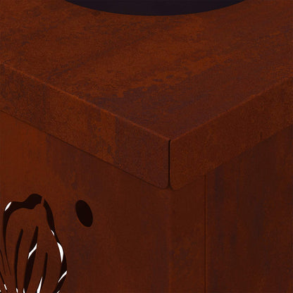 Solar LED Weg Licht 2 pcs Rostig Wetterfeststahl