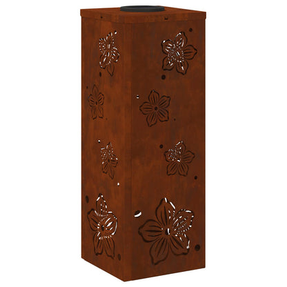 Solar LED Weg Licht 2 pcs Rostig Wetterfeststahl