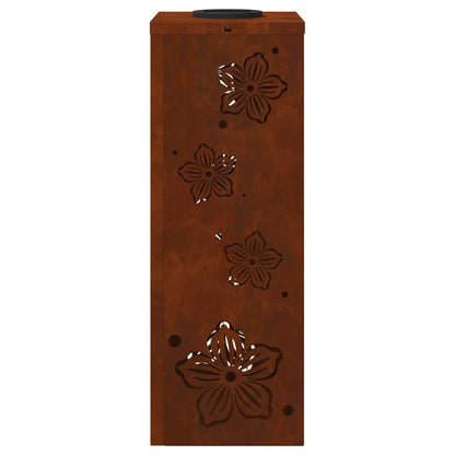 Solar LED Weg Licht 2 pcs Rostig Wetterfeststahl