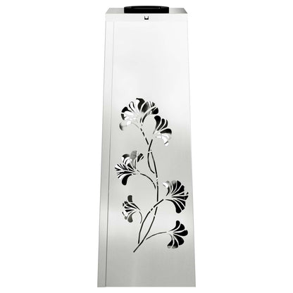 Solar LED Weg Licht 2 pcs Silber Galvanisiertes Stahl