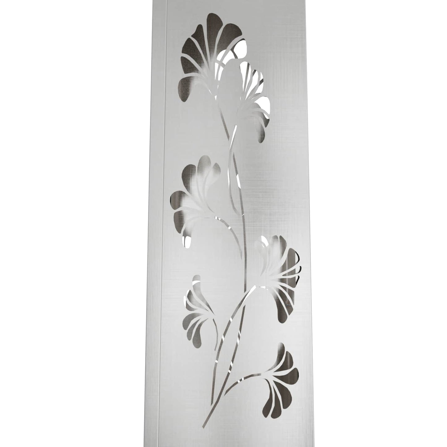 Solar LED Weg Licht 2 pcs Silber Edelstahl