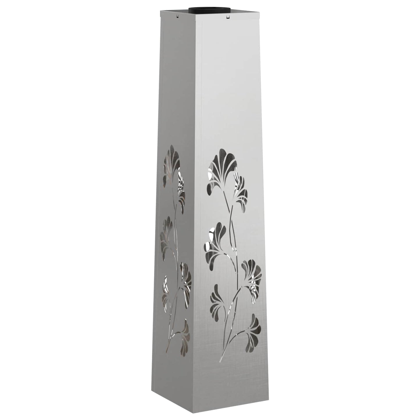 Solar LED Weg Licht 2 pcs Silber Edelstahl