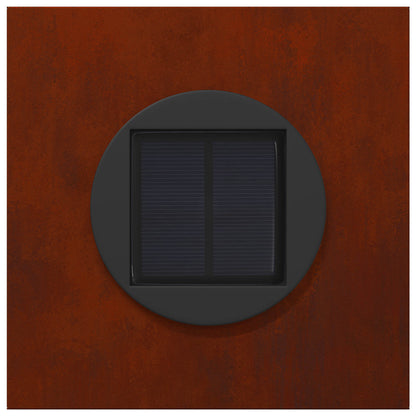 Solar LED Weg Licht 2 pcs Rostig Wetterfeststahl