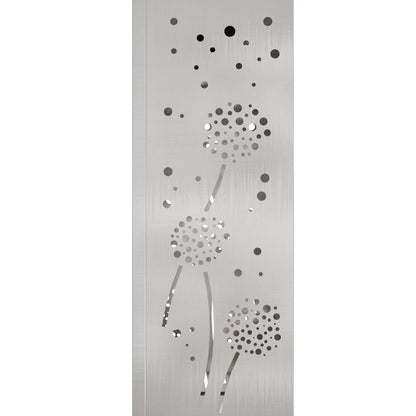 Solar LED Weg Licht 2 pcs Silber Edelstahl