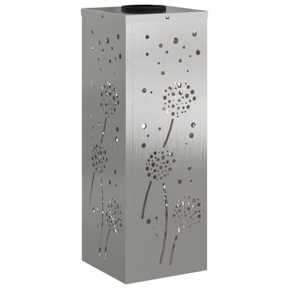 Solar LED Weg Licht 2 pcs Silber Edelstahl