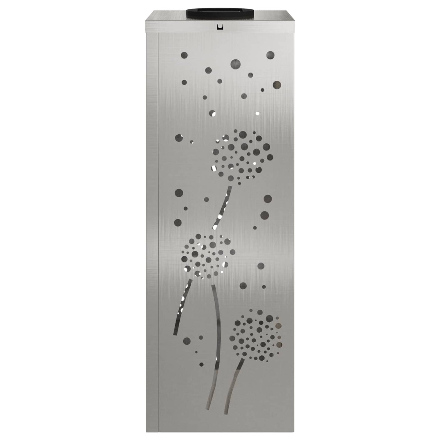 Solar LED Weg Licht 2 pcs Silber Edelstahl