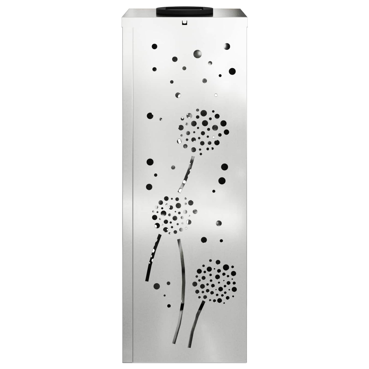 Solar LED Weg Licht 2 pcs Silber Galvanisiertes Stahl