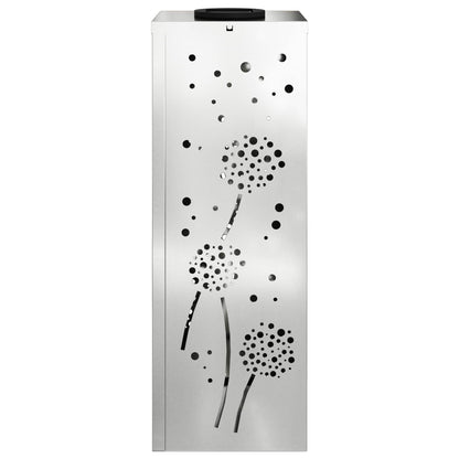 Solar LED Weg Licht 2 pcs Silber Galvanisiertes Stahl